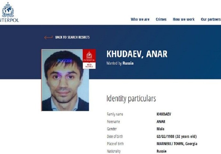 Россия объявила в международный розыск азербайджанца, обвиняемого в убийстве