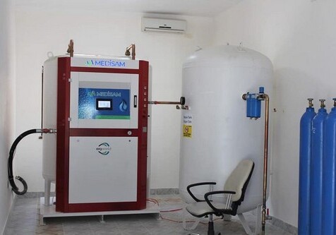 В Учебно-терапевтической клинике АМУ запущен кислородный генератор, необходимый для больных коронавирусом (Фото)