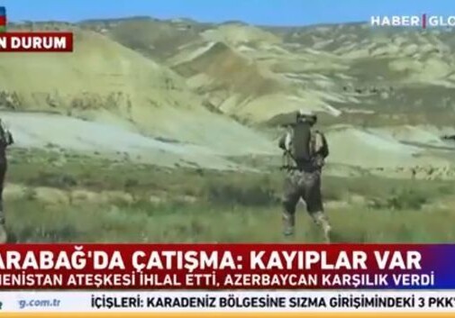 Турецкие СМИ осветили провокацию врага на азербайджано-армянской границе (Видео)