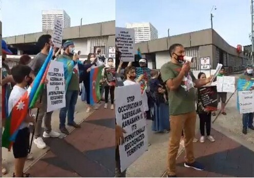 В Атланте прошла акция протеста против военной провокации Армении