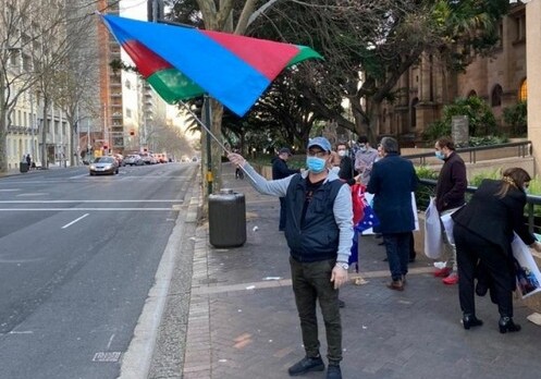 Проживающие в Австралии азербайджанцы вышли на акцию протеста против провокаций армян (Фото)