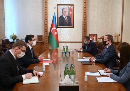 Глава МИД Азербайджана встретился с послом Турции (Фото)