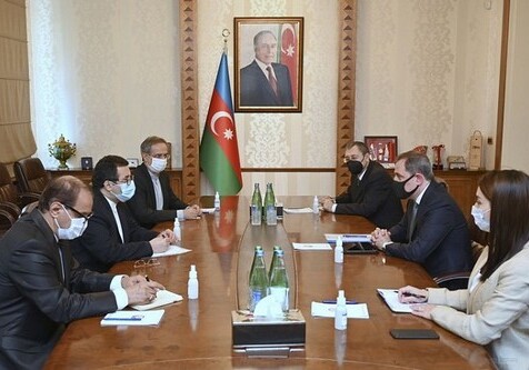 Глава МИД Азербайджана принял завершающего дипмиссию посла Ирана (Фото)