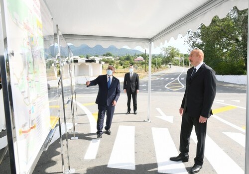 Президент Ильхам Алиев принял участие в открытии ряда объектов в Исмаиллы (Фото-Обновлено)