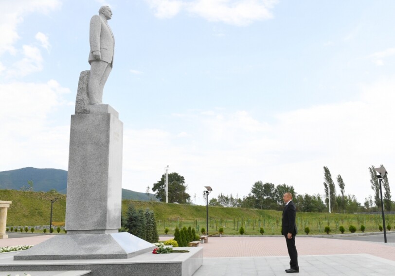 Президент Ильхам Алиев посетил в Шеки (Фото-Обновлено)