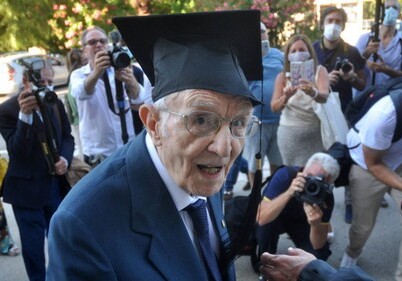 96-летний студент: пожилой итальянец окончил университет на отлично