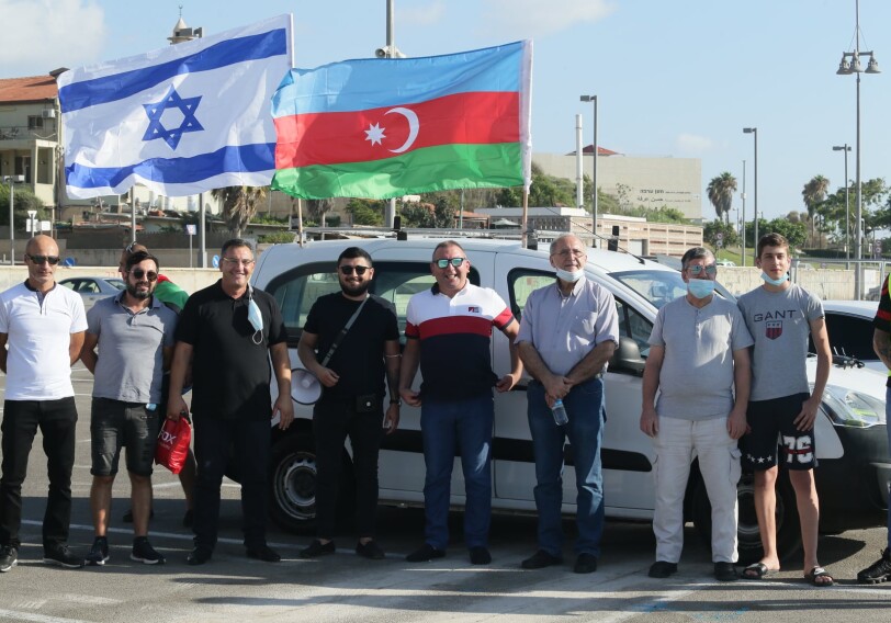 Марш и митинг в Израиле в поддержку Азербайджана прошел с большим успехом (Фото)