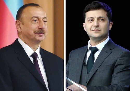 Президент Азербайджана поздравил украинского коллегу