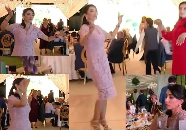 Распространились новые кадры со свадьбы внучки Рамиза Мехтиева (Видео)