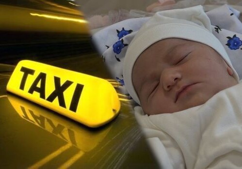Кадры ребенка, родившегося в бакинском такси (Видео)