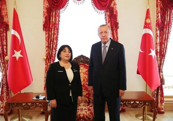 Сахиба Гафарова встретилась с Реджепом Тайипом Эрдоганом (Фото-Видео)