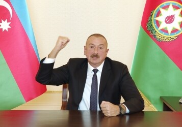 Ильхам Алиев: Сейчас мы показали кто есть кто. Азербайджанский солдат гонит их как собак!