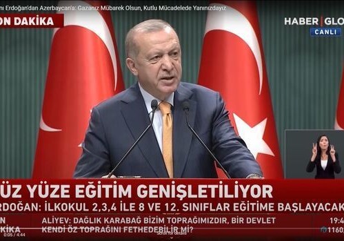 Реджеп Тайип Эрдоган поздравил азербайджанский народ с победой 