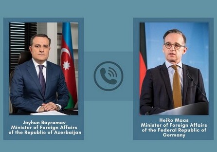 Главы МИД Азербайджана и Германии провели телефонные переговоры