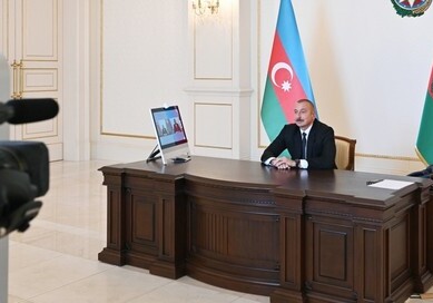 Президент Азербайджана: «Теперь, когда Армения столкнулась с горьким поражением, они умоляют о прекращении огня»