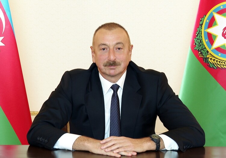 Президент Азербайджана Ильхам Алиев обратился к народу (Видео)