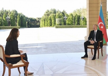 Президент Ильхам Алиев дал интервью телеканалу France 24 (Фото-Видео-Обновлено)