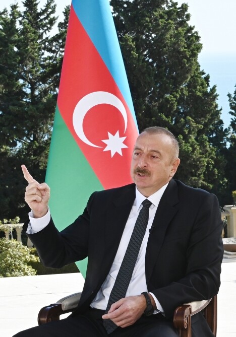 «Азербайджан никогда не соглашался на возвращение 5 районов вокруг Карабаха с возможностью замораживания конфликта» - Ильхам Алиев