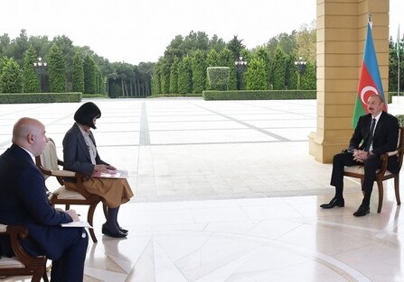 Президент Ильхам Алиев дал интервью японской газете Nikkei (Фото-Обновлено)