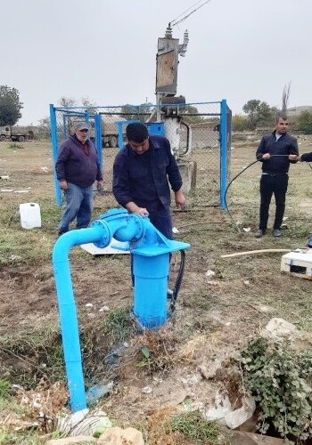 На освобожденных территориях Азербайджана восстанавливают субартезианские скважины (Фото)