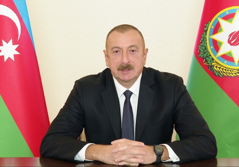  Президент Азербайджана обратился к народу (Видео) 