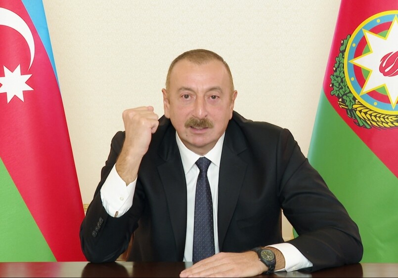Ильхам Алиев: «Почему желающие перемирия отправляют Армении оружие?»