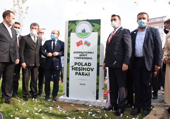 В Турции состоялось открытие парка имени шехида генерала Полада Гашимова (Фото)