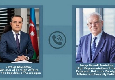 Состоялся телефонный разговор главы МИД Азербайджана с Верховным представителем ЕС