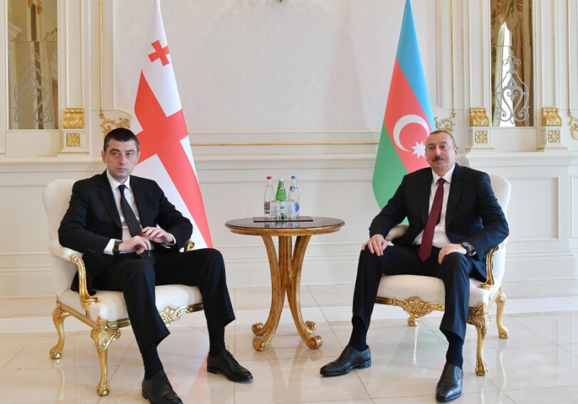 Ильхам Алиев позвонил премьер-министру Грузии Георгию Гахария
