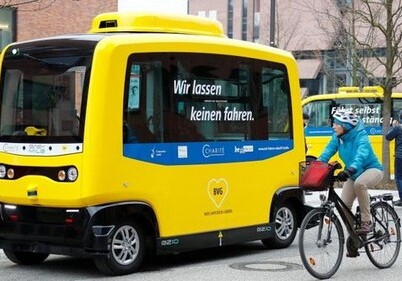 В Берлине будут курсировать бесплатные электробусы без водителей (Фото)