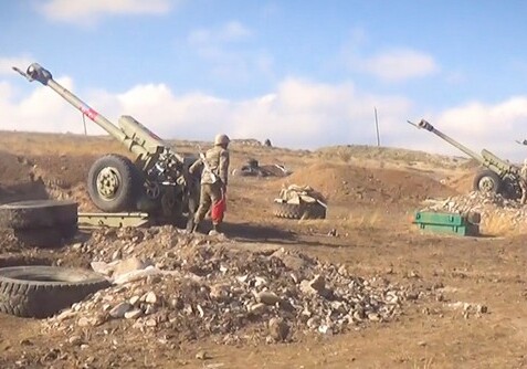Азербайджанская армия нанесла удары по батареям 41-го артполка противника