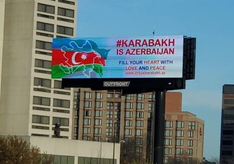 На дорогах Майами и Чикаго вывешены плакаты с лозунгом Karabakh is Azerbaijan! (Фото)