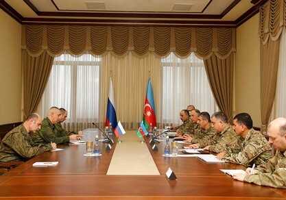 Закир Гасанов встретился с командующим миротворческими силами России в Карабахе