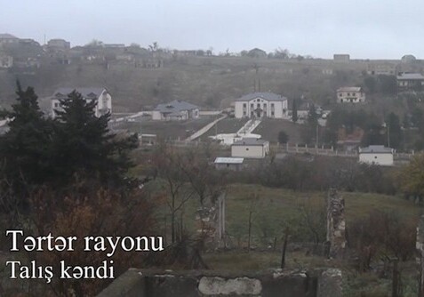 Новые кадры из освобожденного села Талыш Тертерского района (Видео)