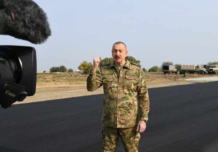 Президент Ильхам Алиев объявил о начале прокладки дороги из Физули в Шушу (Видео)