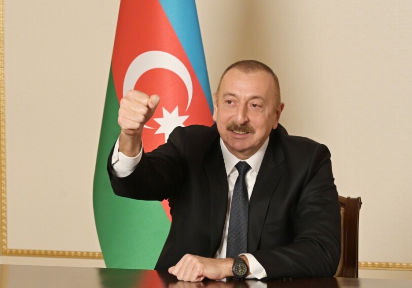 Ильхам Алиев: «Автодорога Агдам-Ханкенди-Шуша откроется через определенное время» (Видео)