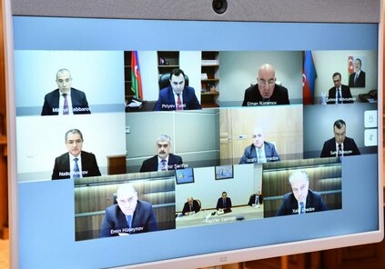 Состоялось очередное заседание Экономического совета Азербайджана (Фото)