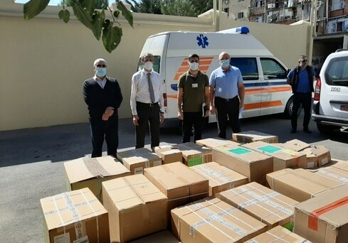 Красный Крест подарил TƏBİB 10 «Комплектов медицинской помощи для раненых в бою» (Фото)