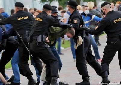В Минске начались задержания участников акции протеста