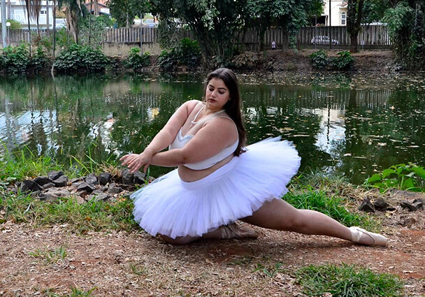 Не только для худых: как живет профессиональная балерина plus-size из Бразилии (Фото-Видео)