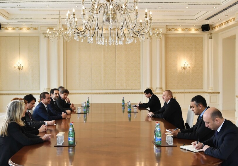Ильхам Алиев принял делегацию во главе с заместителем председателя Палаты депутатов Италии (Фото) 