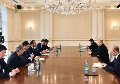 Президент Азербайджана принял делегацию МИД Италии (Фото-Обновлено)