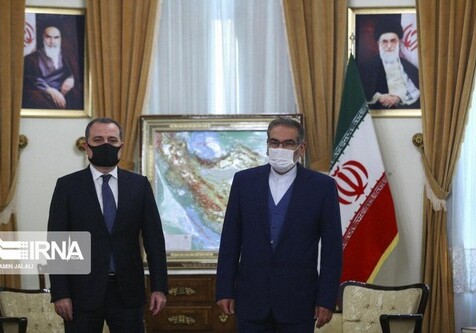 Глава МИД Азербайджана встретился с секретарем Высшего совета нацбезопасности Ирана (Фото)