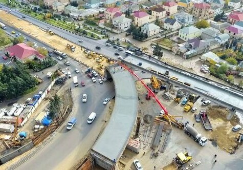 Завершается строительство транспортной развязки в районе поселка Сулутепе (Фото-Видео)