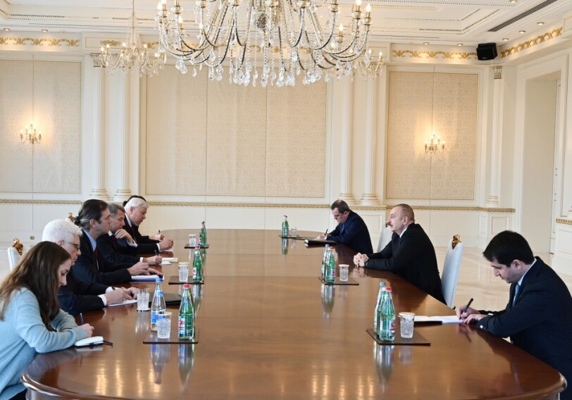Ильхам Алиев принял сопредседателей МГ ОБСЕ от Франции и США  (Фото)