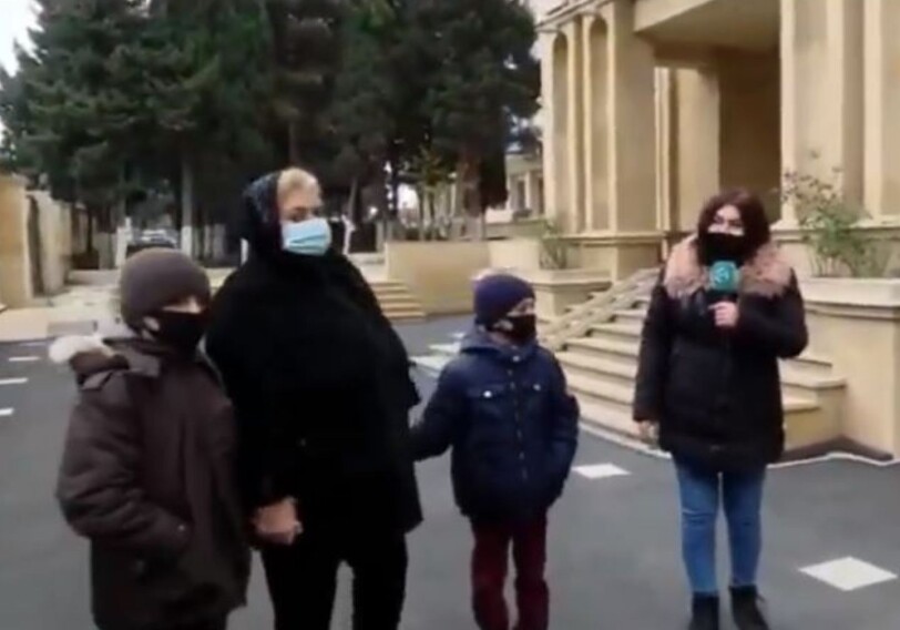 Дети шехида приняты в одну из престижных бакинских школ (Видео)