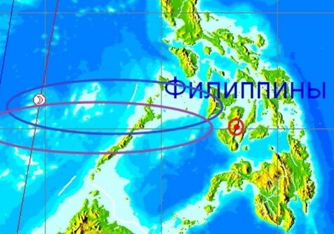 У берегов Филиппин произошло землетрясение магнитудой 6,1