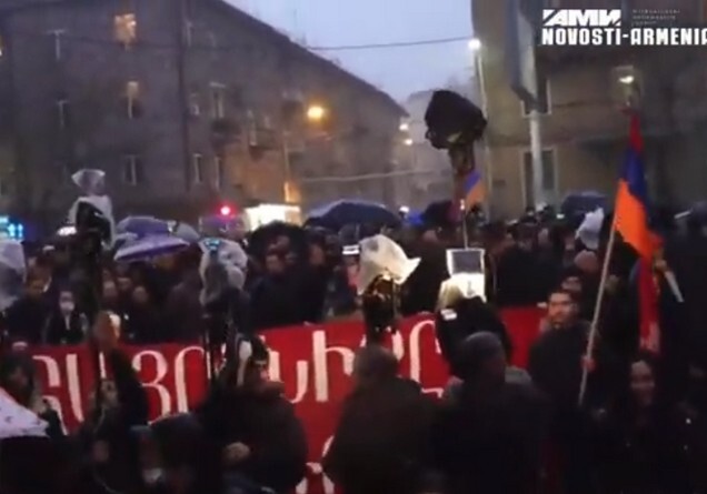 Очередной «Марш достоинства» с требованием отставки Пашиняна проходит в Ереване (Видео)