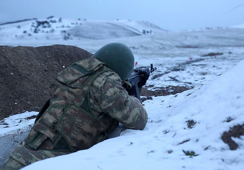 Подразделения Азербайджанской Армии выполняют боевые стрельбы (Видео)