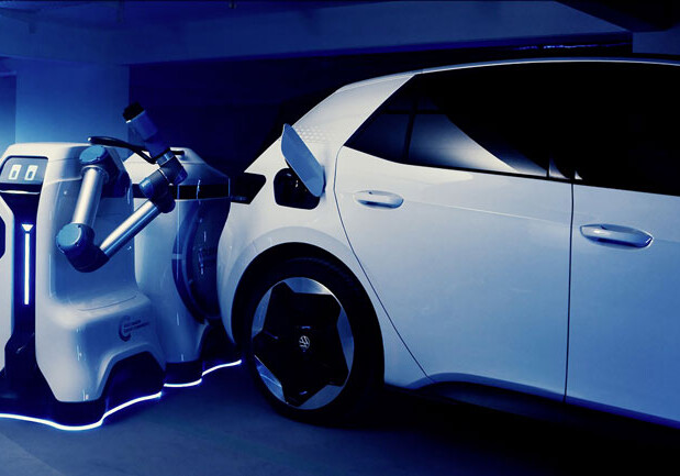 Volkswagen приступил к разработке робота для автоматической зарядки электрокаров